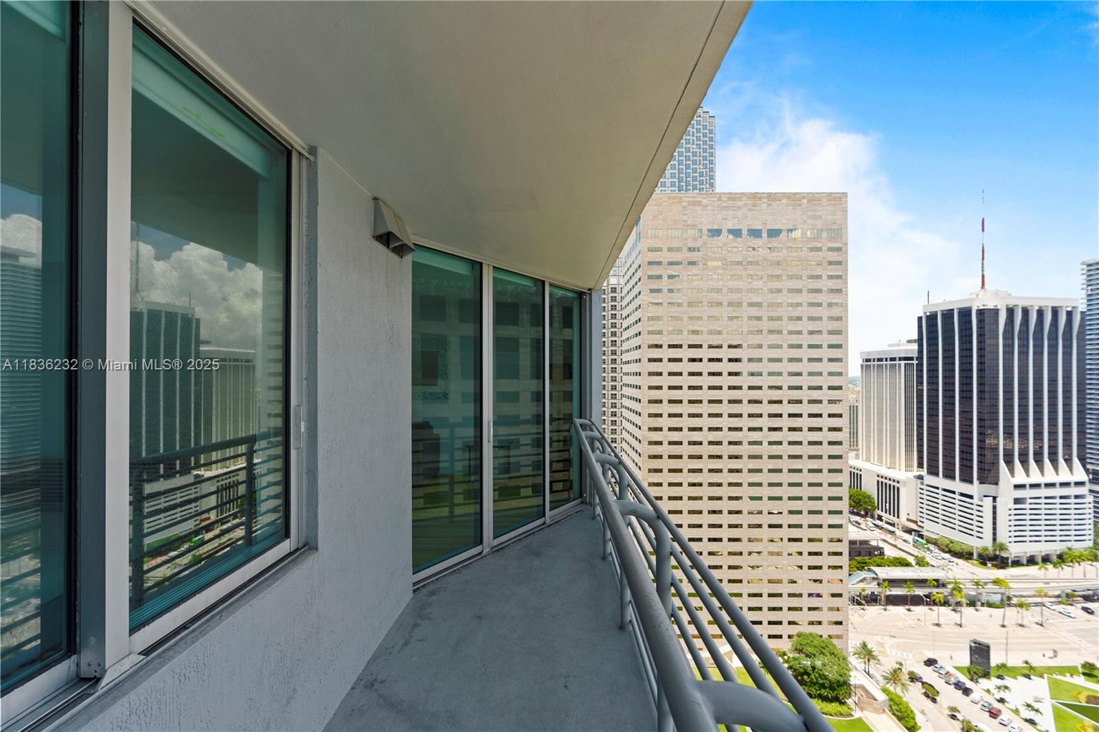 335 South Biscayne Boulevard, Unit 3410 Miami, FL 33131 - Photo 11 of 51 a view of balcony with wooden floor