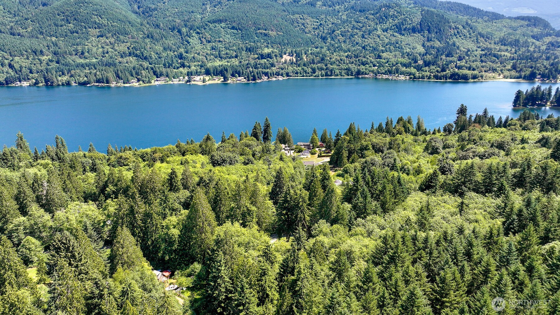 471 Summerland Road Bellingham, WA 98229 - Photo 5 of 18 an aerial view of a houses with a lake view