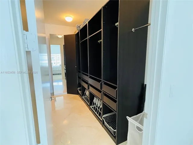 a view of walk in closet