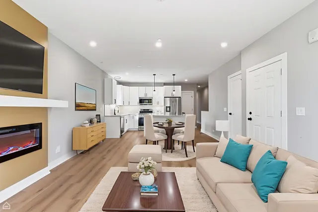 a car parked on the side of a street