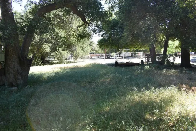 a view of lake with green space