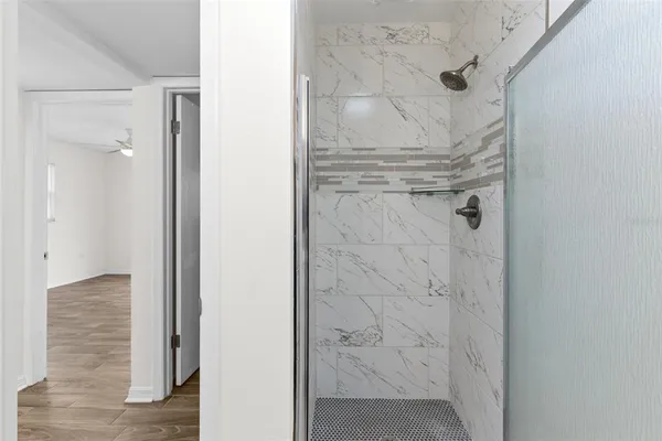 a close view of bathroom