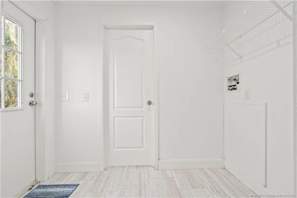 a view of a balcony with city view