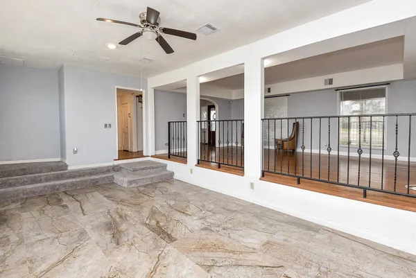 a view of entryway with stairs