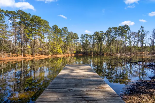 a view of a pathway with a wrought fence