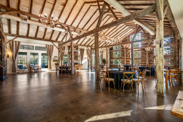 a view of dining room with furniture
