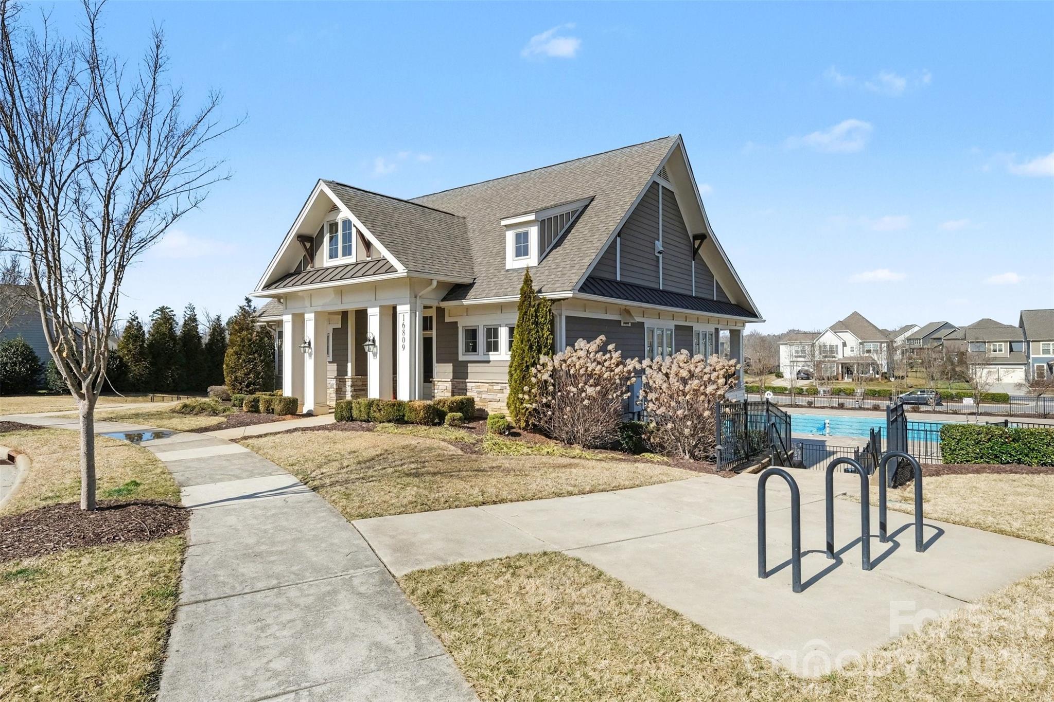 14510 Grundys Way Davidson, NC 28036 - Photo 39 of 43 a house view with a outdoor space