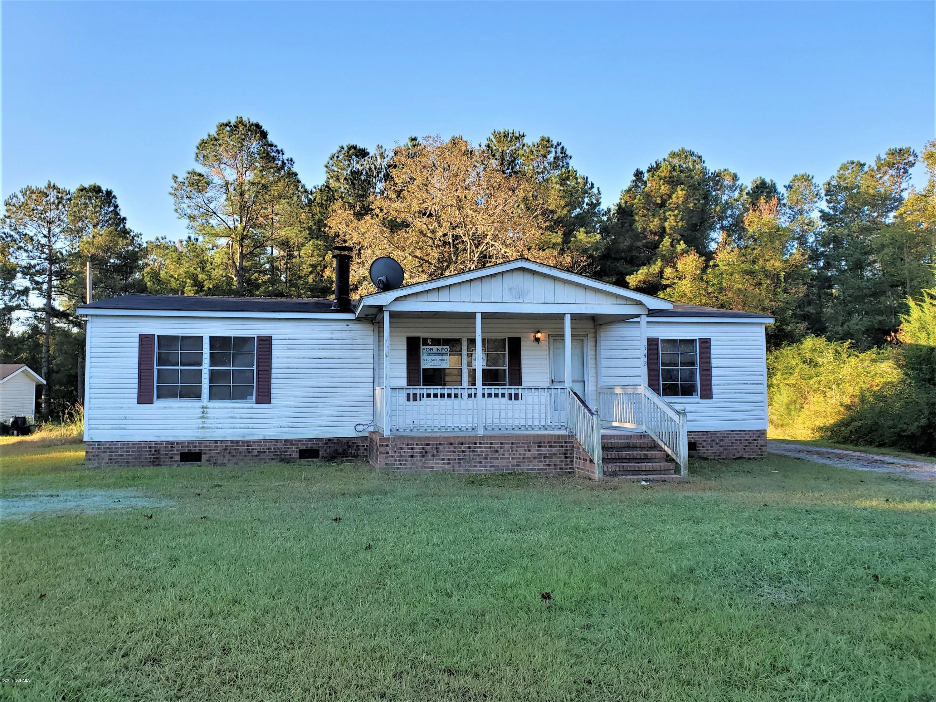 542 Dickson Road Riegelwood, NC 28456 - Photo 1 of 6 front view