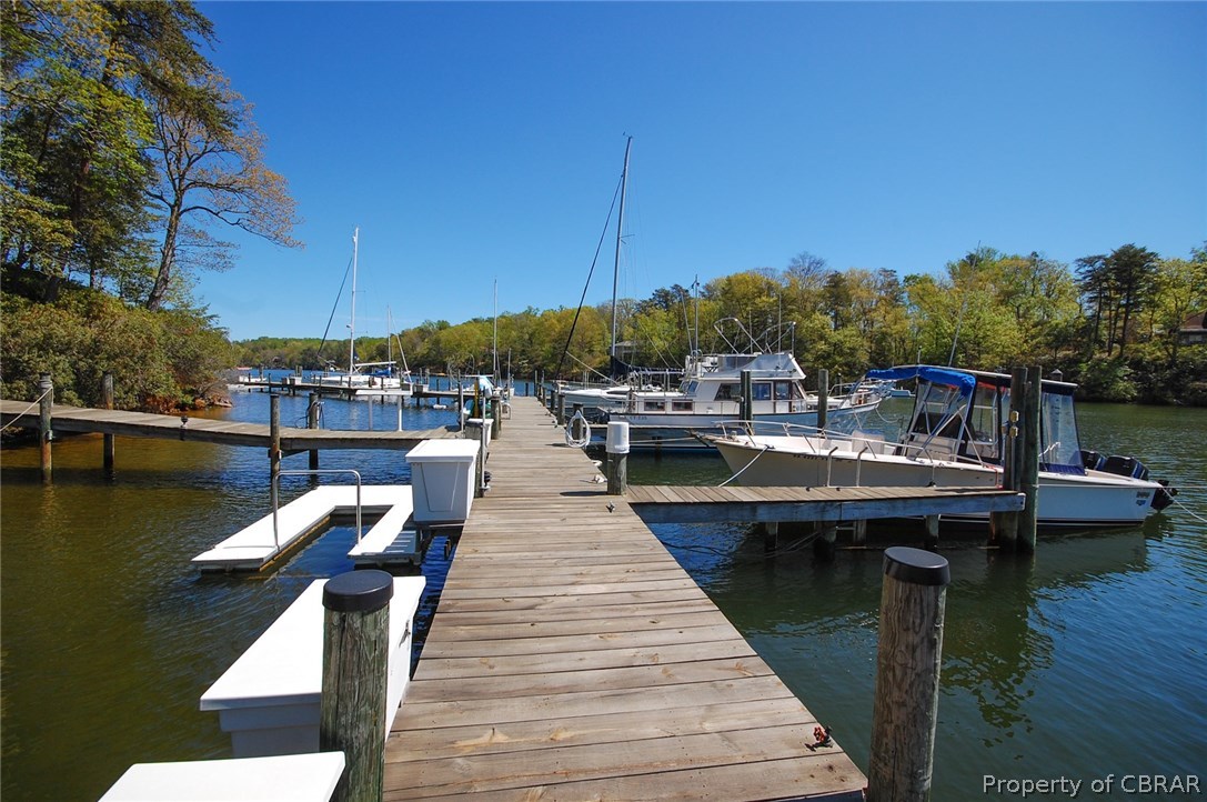 54 D Villa Ridge Drive, Unit D Hartfield, VA 23071 - Photo 26 of 34 PROTECTED HARBOR AND DEEP WATER AT DOCK