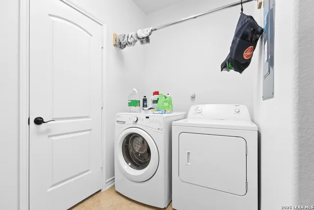 a view of a yard with trees