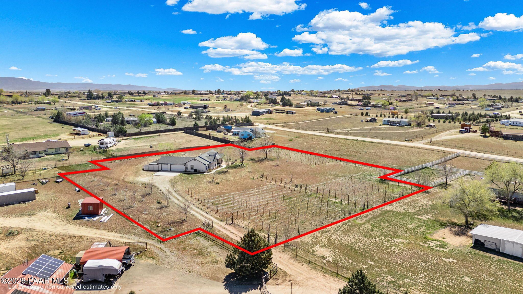 445 South Bella Road Chino Valley, AZ 86323 - Photo 9 of 42 Aerial View