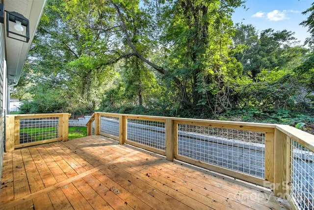 a view of outdoor space and deck