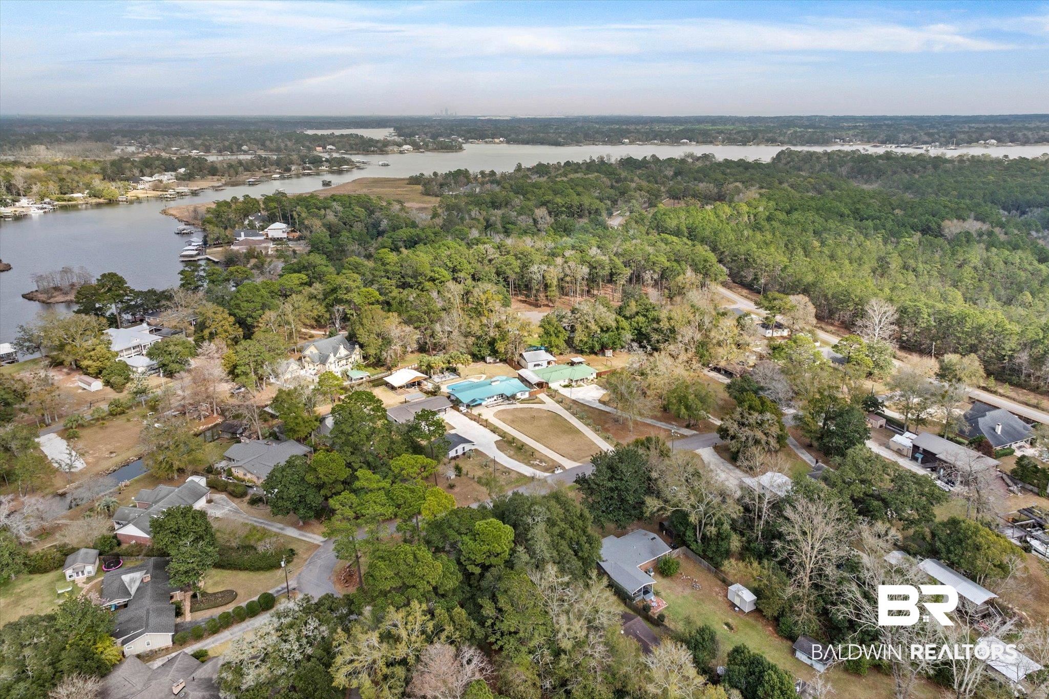 3720 Rabbit Creek Court Theodore, AL 36582 - Photo 40 of 47 Aerial overview of property's location featuring nearby suburban area