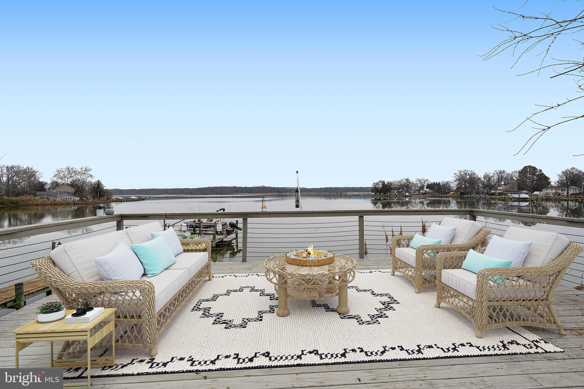 6812 Schaadts Road, Unit 6812 Middle River, MD 21220 - Photo 2 of 54 a view of a roof deck with furniture