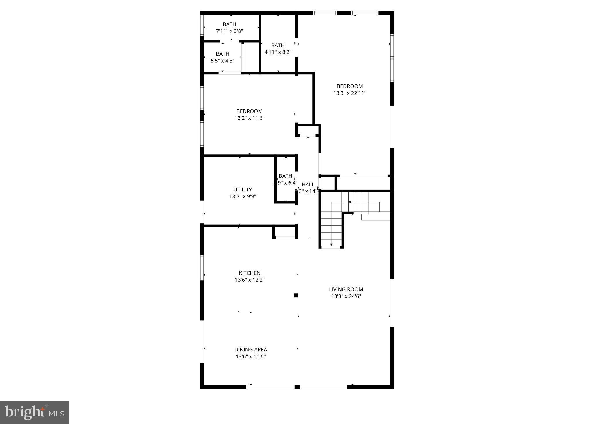 6812 Schaadts Road, Unit 6812 Middle River, MD 21220 - Photo 53 of 54 a picture of floor plan