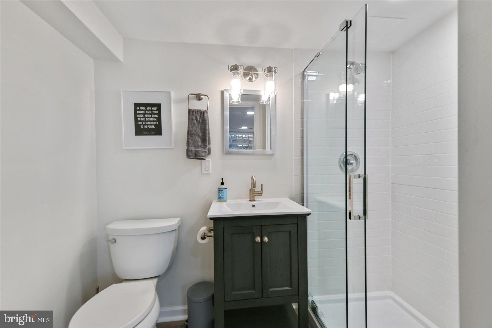 211 Witherspoon Road Baltimore, MD 21212 - Photo 24 of 28 New lower level new bathroom
