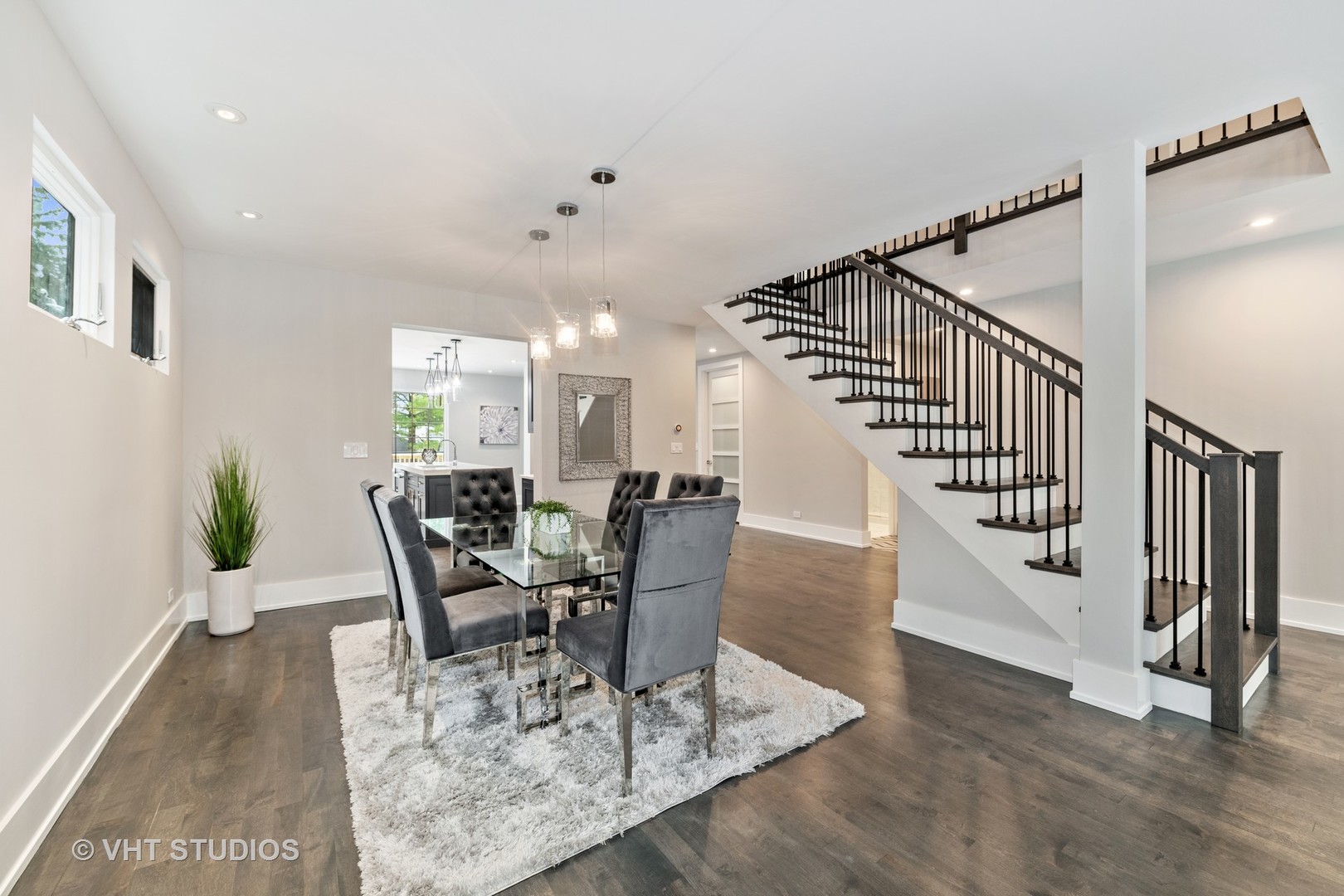 558 Willow Road Winnetka, IL 60093 - Photo 14 of 43 a view of a dining room with furniture