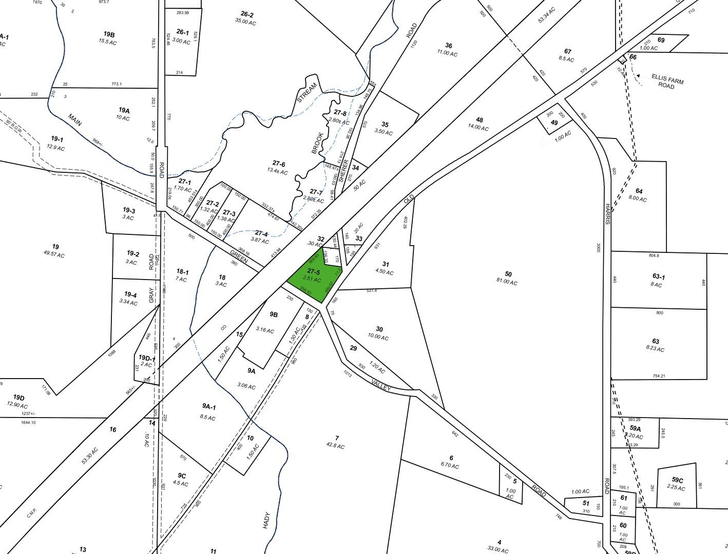 125 Green Valley Road Stockton Springs, ME 04981 - Photo 9 of 22 Tax Map_R-2 colored cr (Large)