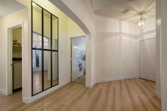 wooden floor in an empty room