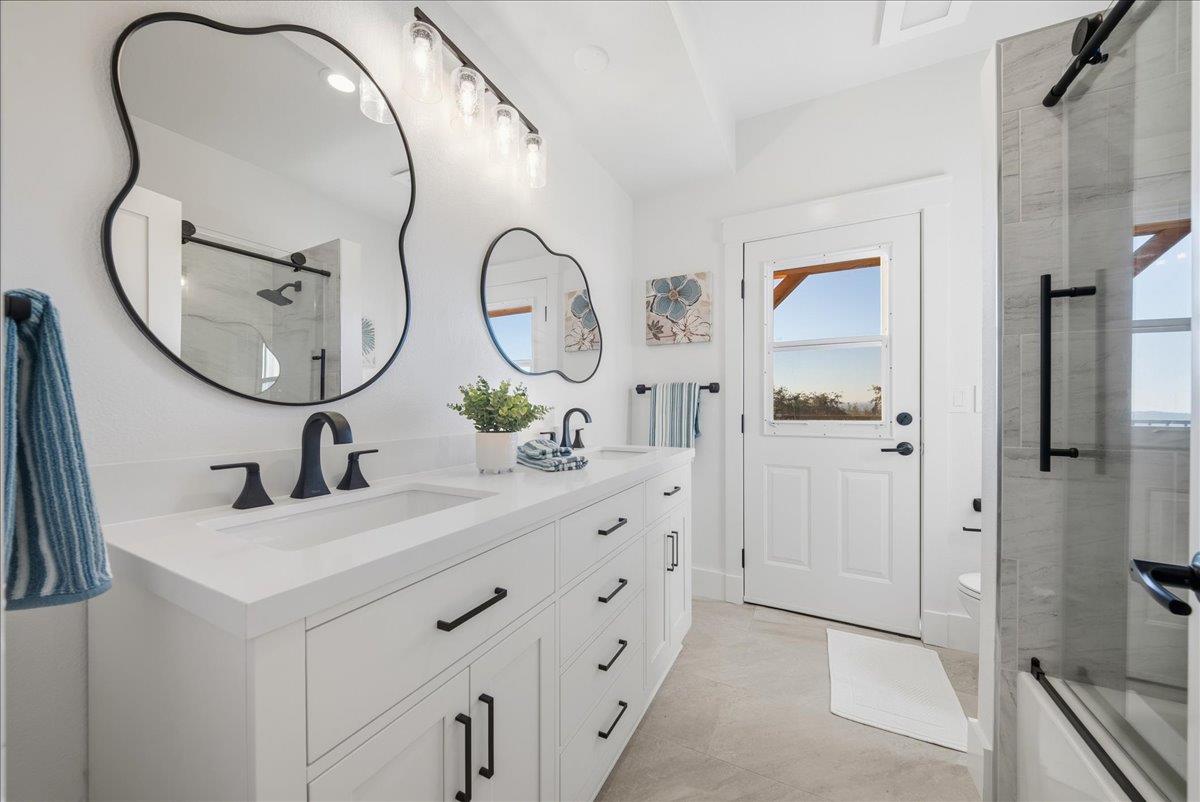 3565 Farview Court Rescue, CA 95672 - Photo 53 of 77 Full bathroom downstairs also leads to balcony outside.