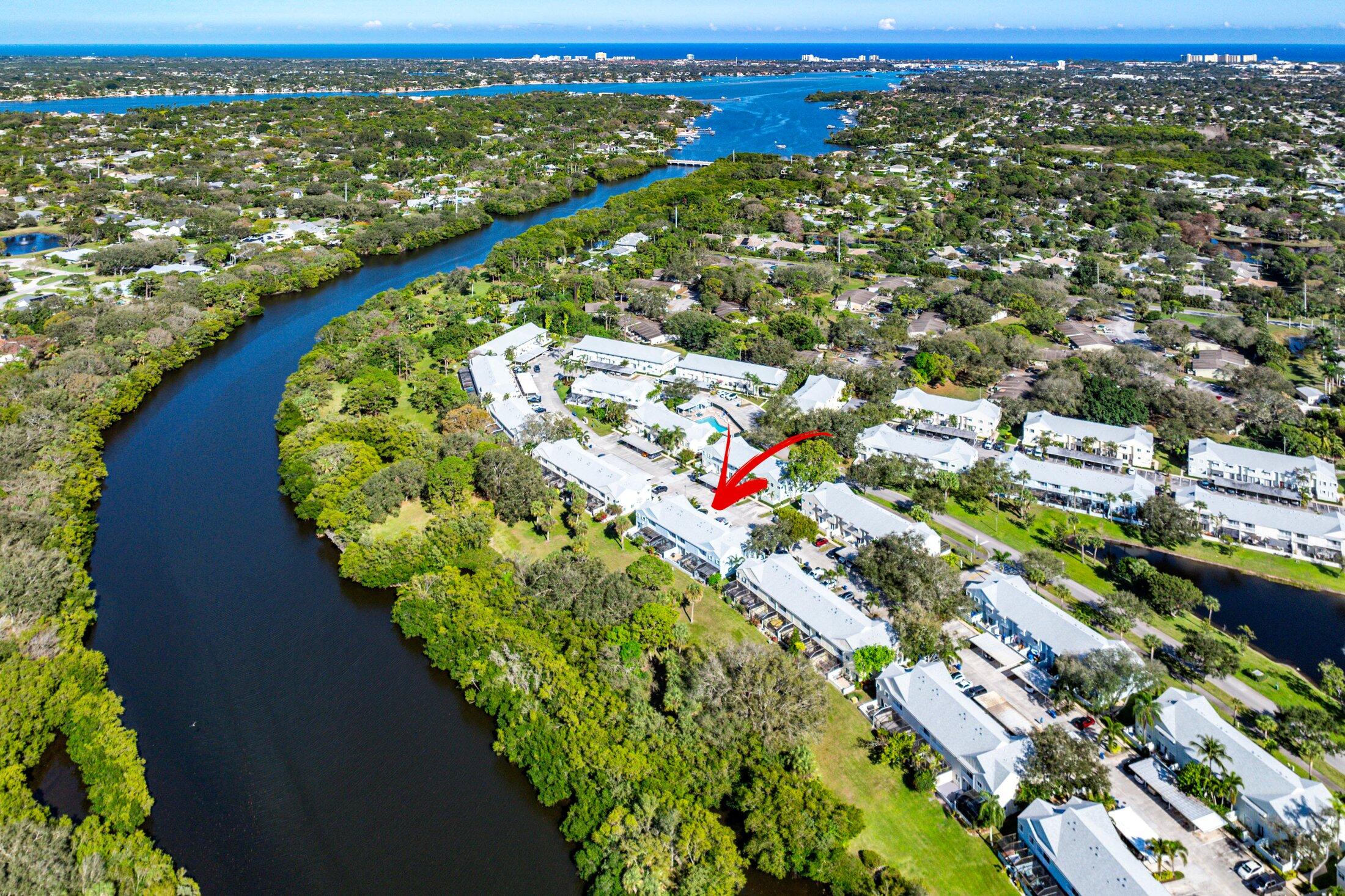 6199 Riverwalk Lane, Unit 6 Jupiter, FL 33458 - Photo 31 of 33 a view of a city and mountains