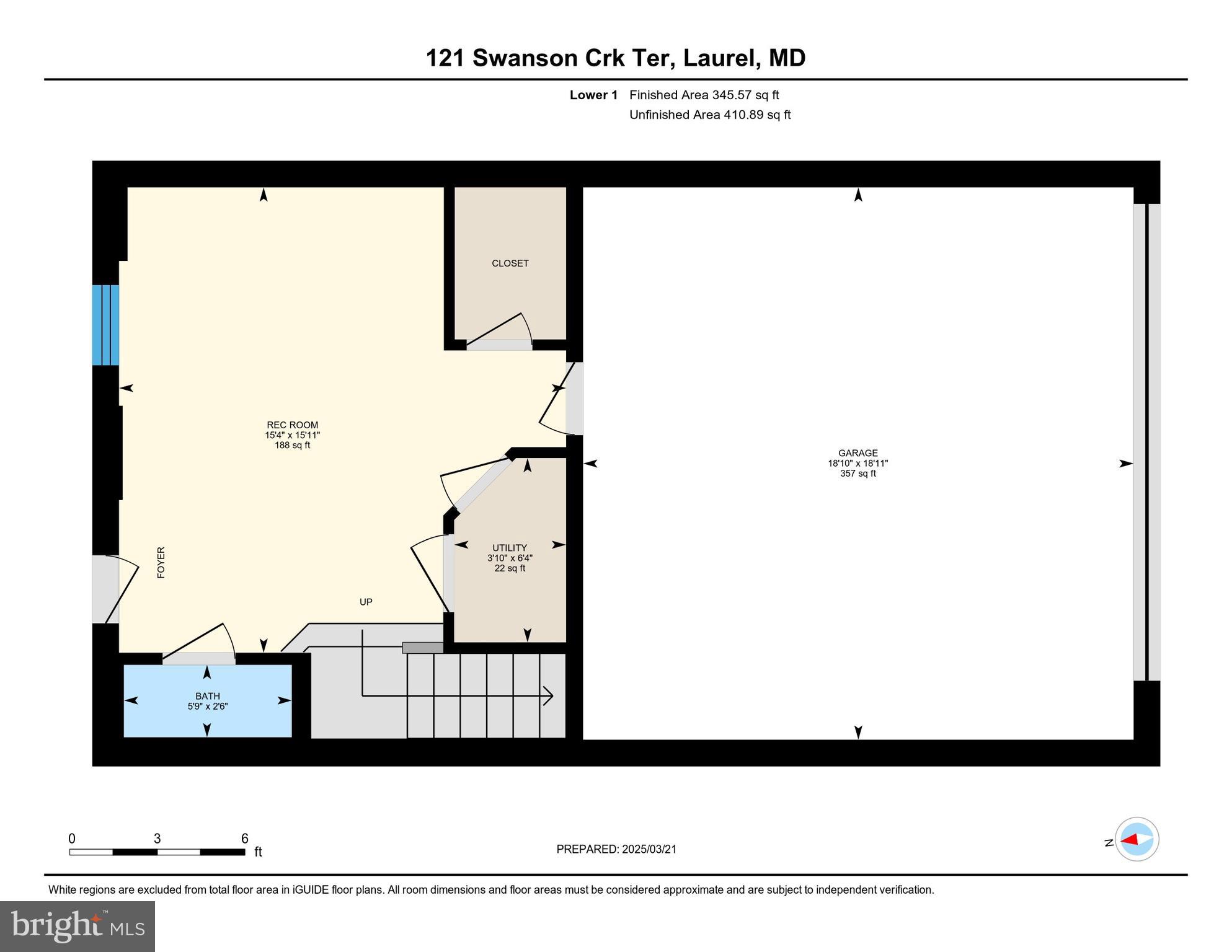 121 Swanson Creek Terrace Laurel, MD 20708 - Photo 31 of 31 a picture of floor plan