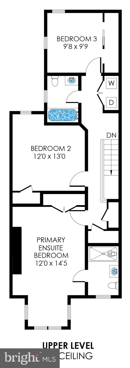 333 5th Street Southeast Washington, DC 20003 - Photo 57 of 58 Upper level floor plan