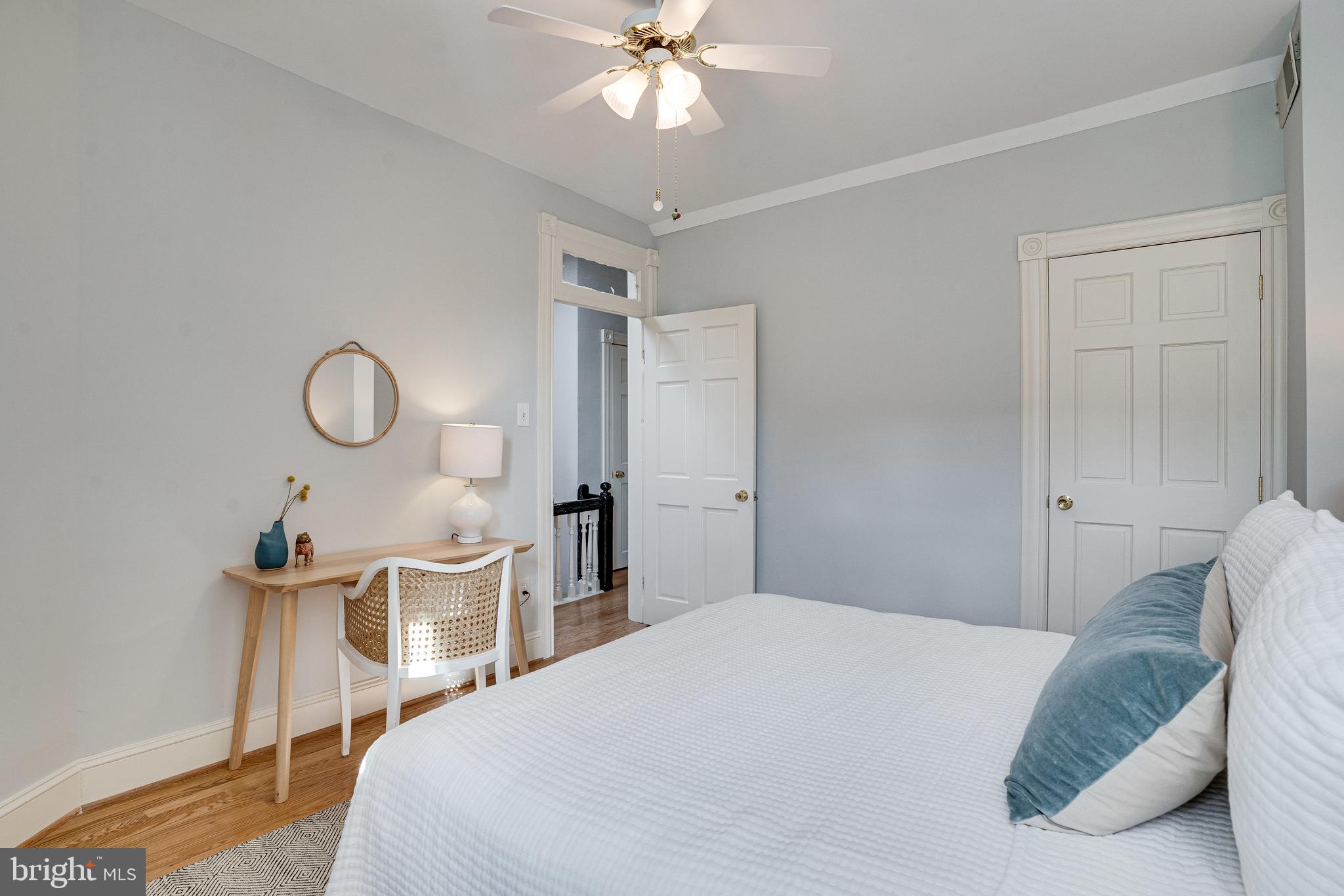 333 5th Street Southeast Washington, DC 20003 - Photo 27 of 58 BR2 looking to WFH area, 2 hall closets beyond