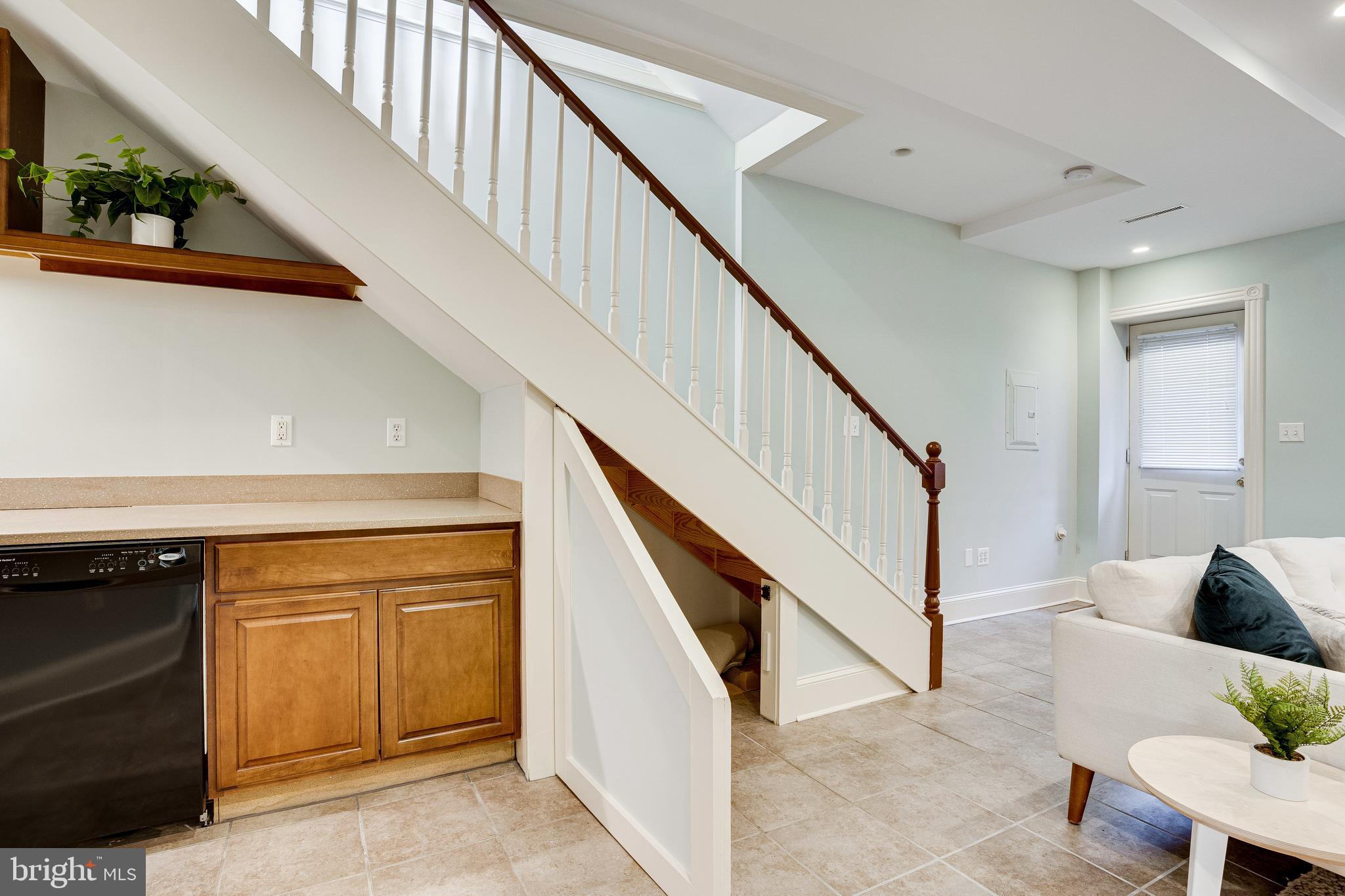 333 5th Street Southeast Washington, DC 20003 - Photo 38 of 58 Smart storage under stairs next to 2nd kitchen