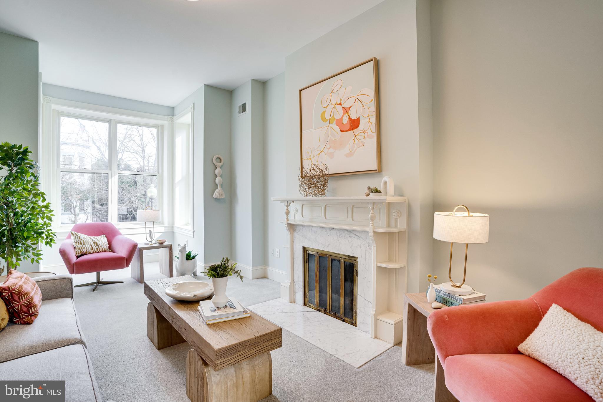 333 5th Street Southeast Washington, DC 20003 - Photo 5 of 58 Relax in front of the FP, 1 of 2 in this lrg home