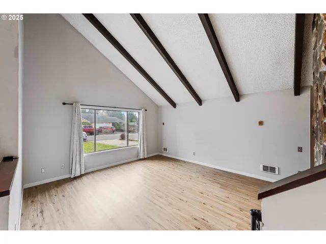 a view interior of the house and wooden floor
