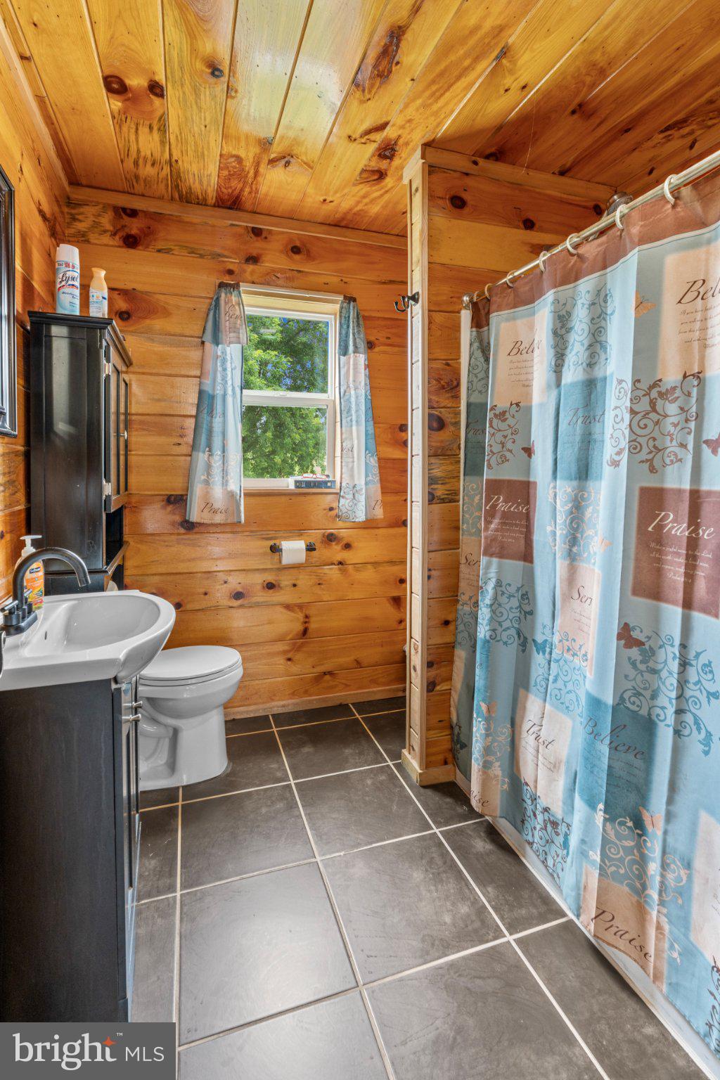 901 Mt Hope Road McVeytown, PA 17051 - Photo 21 of 44 Cozy cabin bathroom with rustic charm.