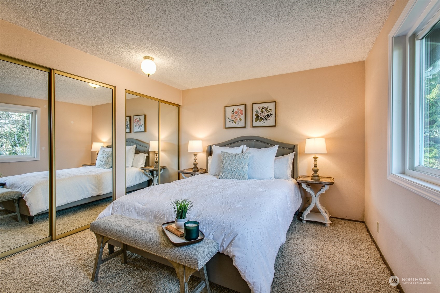 514 Cypress Road Bellingham, WA 98225 - Photo 19 of 31 a bedroom with a bed and a table