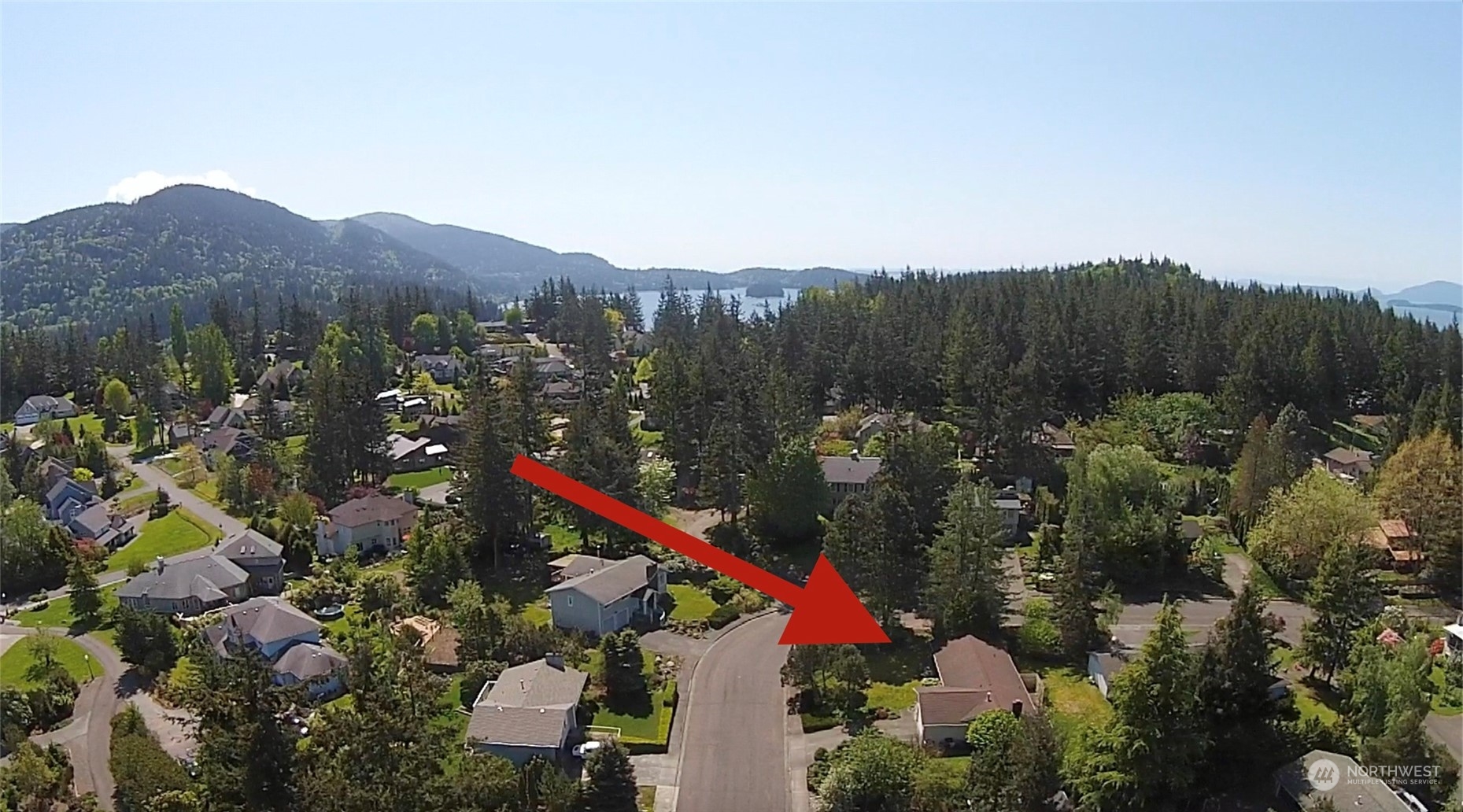 514 Cypress Road Bellingham, WA 98225 - Photo 27 of 31 a view of a city with a mountain