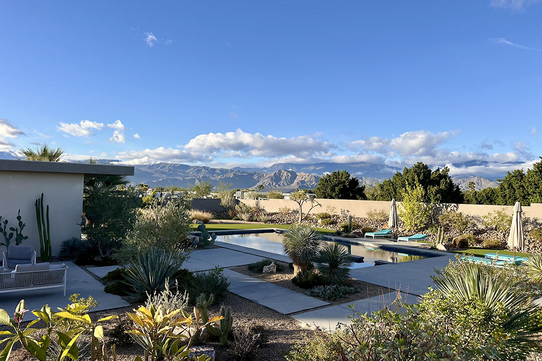 72145 Vía Vail Rancho Mirage, CA 92270 - Photo 22 of 68 a view of a lake with a mountain