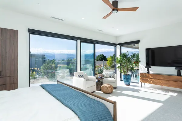 a bathroom with a bathtub and a sink