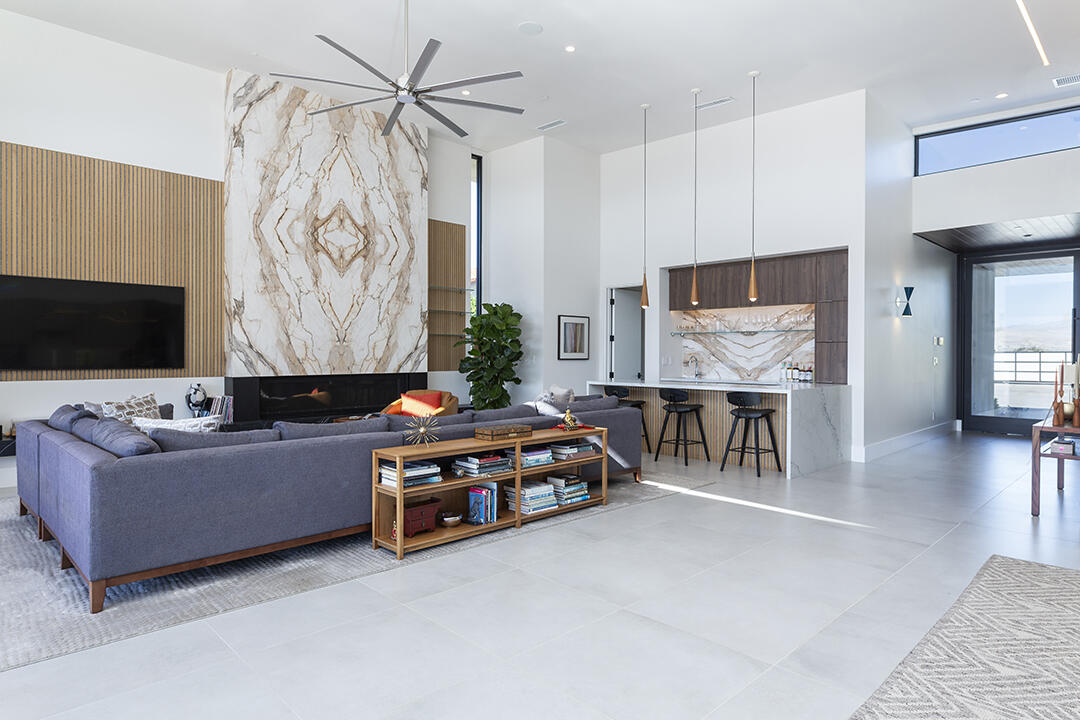 72145 Vía Vail Rancho Mirage, CA 92270 - Photo 8 of 68 a living room with furniture and a flat screen tv
