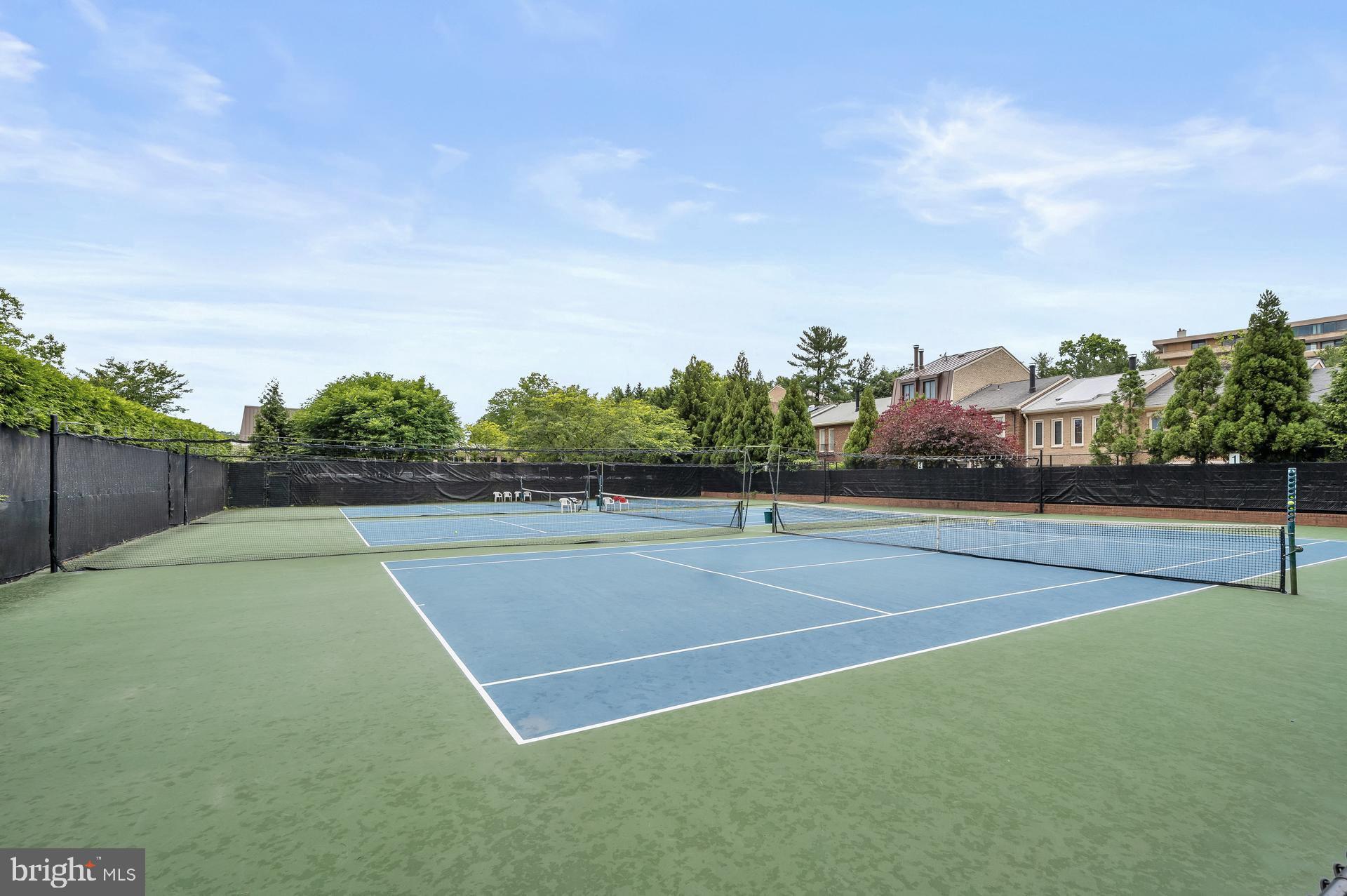 3265 Sutton Place Northwest, Unit B Washington, DC 20016 - Photo 38 of 45 a view of a tennis court