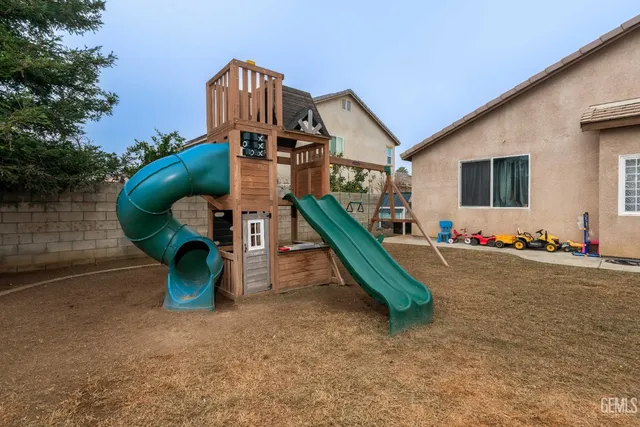 a view of outdoor space with seating area