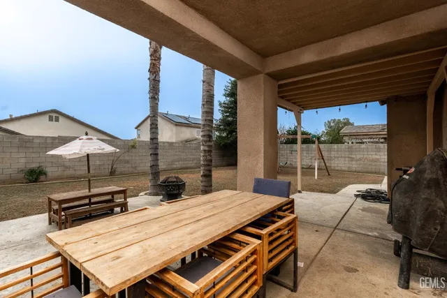 a outdoor space with a patio