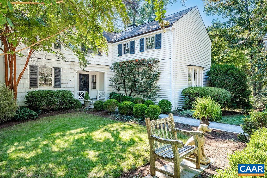 35 Old Farm Road Charlottesville, VA 22903 - Photo 8 of 44 a house view with a seating space and garden