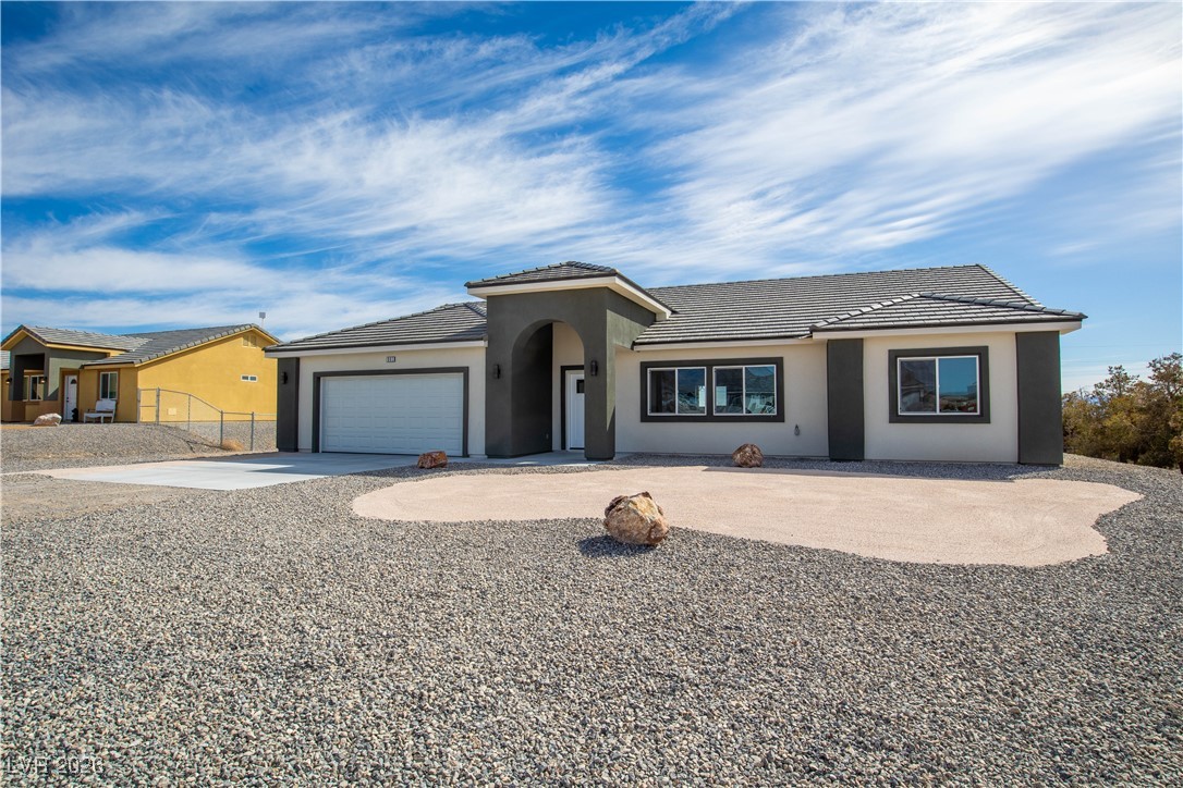 801 Fort Churchill Road Pahrump, NV 89060 - Photo 3 of 36 Front View of the House From the Right