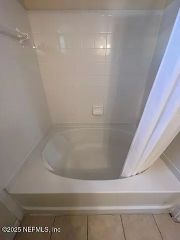 a close up of a bathtub