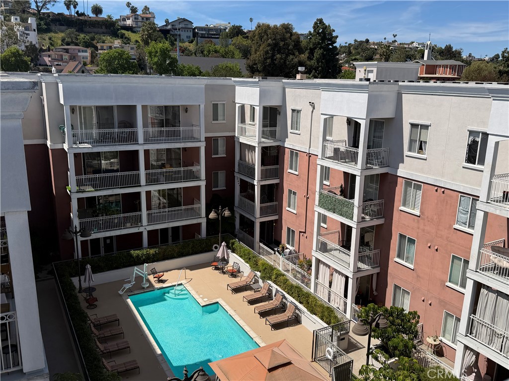 3740 Santa Rosalia Drive, Unit 425 Los Angeles, CA 90008 - Photo 1 of 24 a view of city with tall buildings