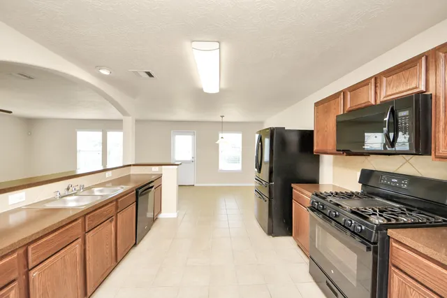 a view of small space with fan