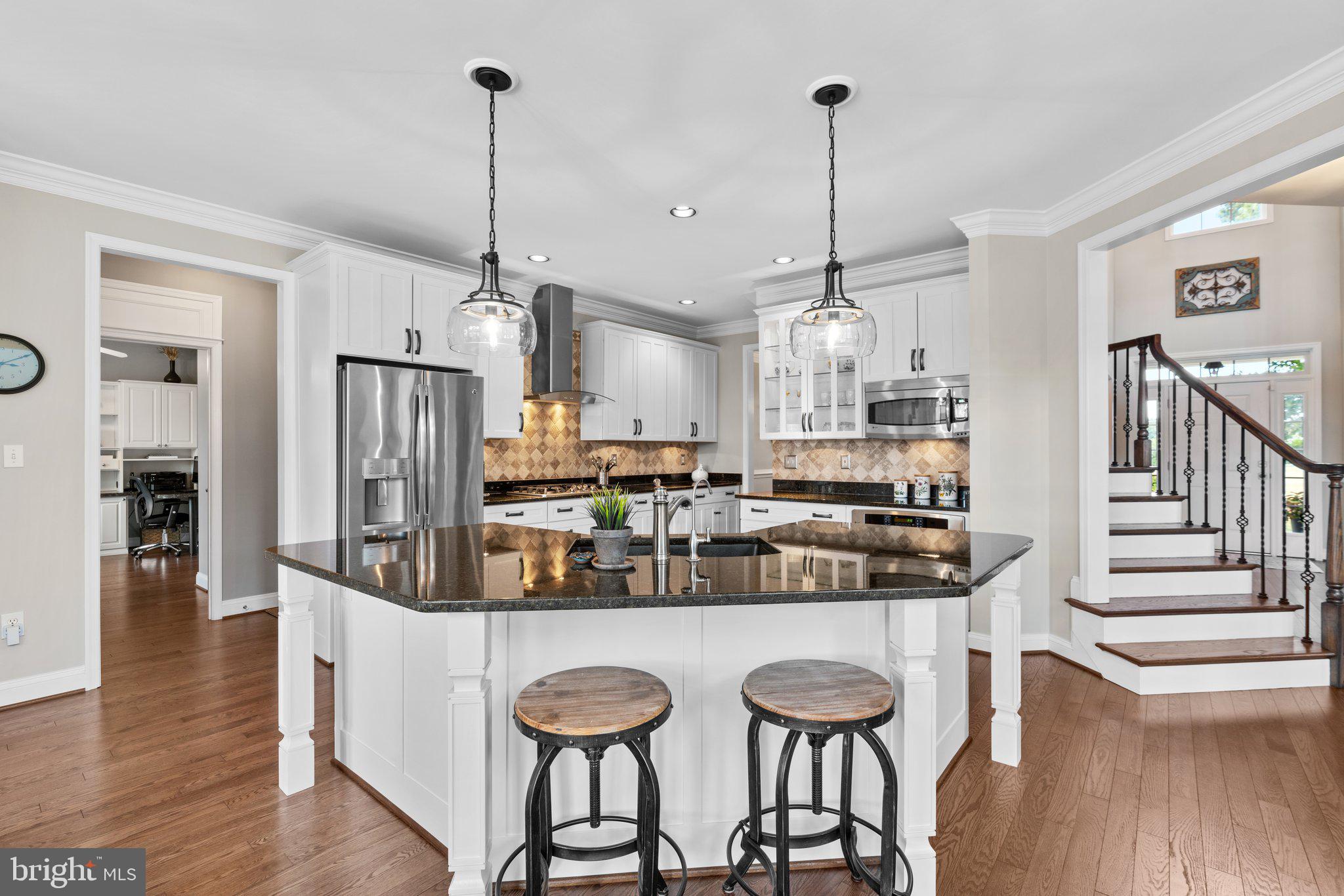 3020 Hobbs Road Glenwood, MD 21738 - Photo 18 of 108 Kitchen island; seating area, modern fixtures.