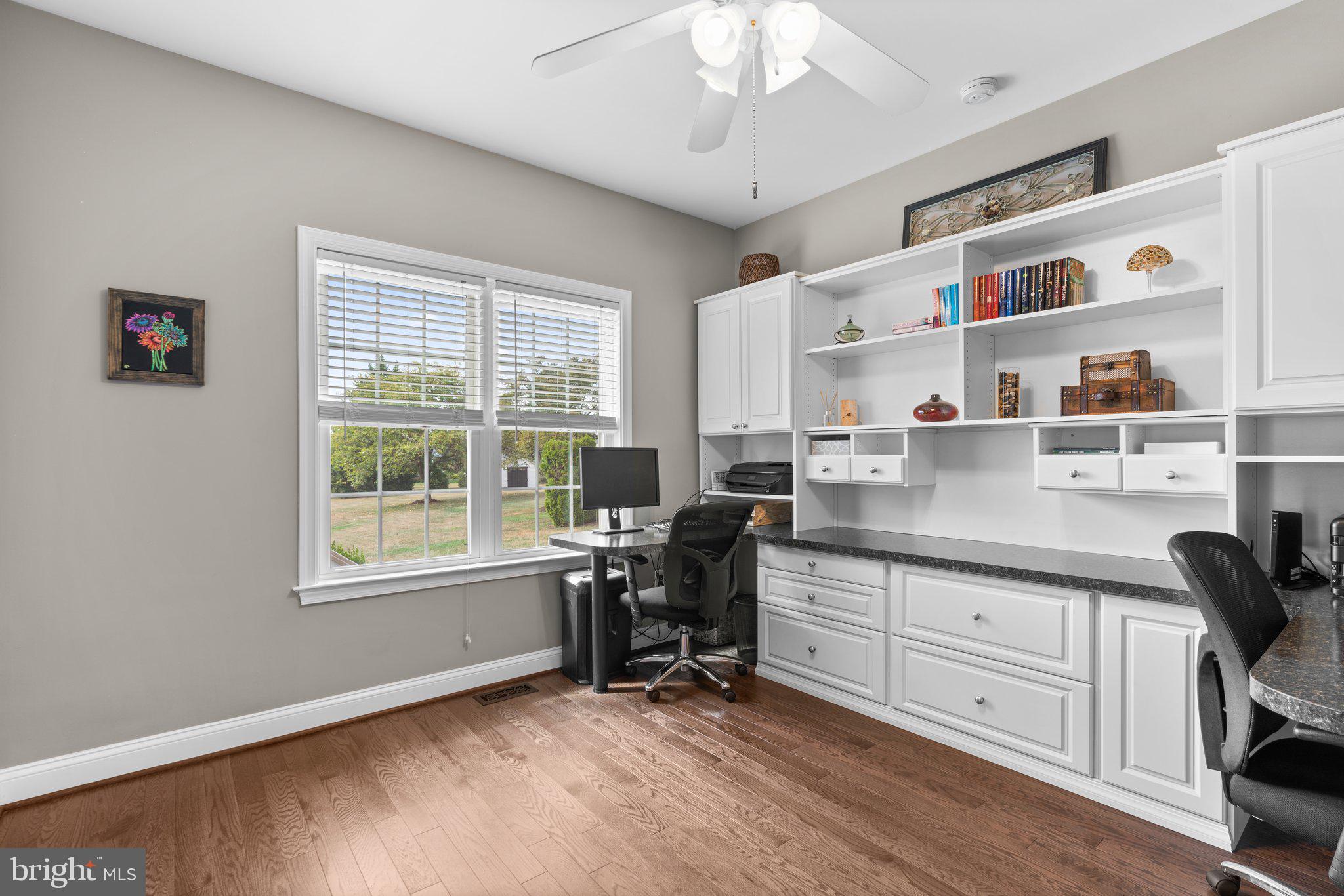 3020 Hobbs Road Glenwood, MD 21738 - Photo 31 of 108 Wood floor, built-ins, great work space.