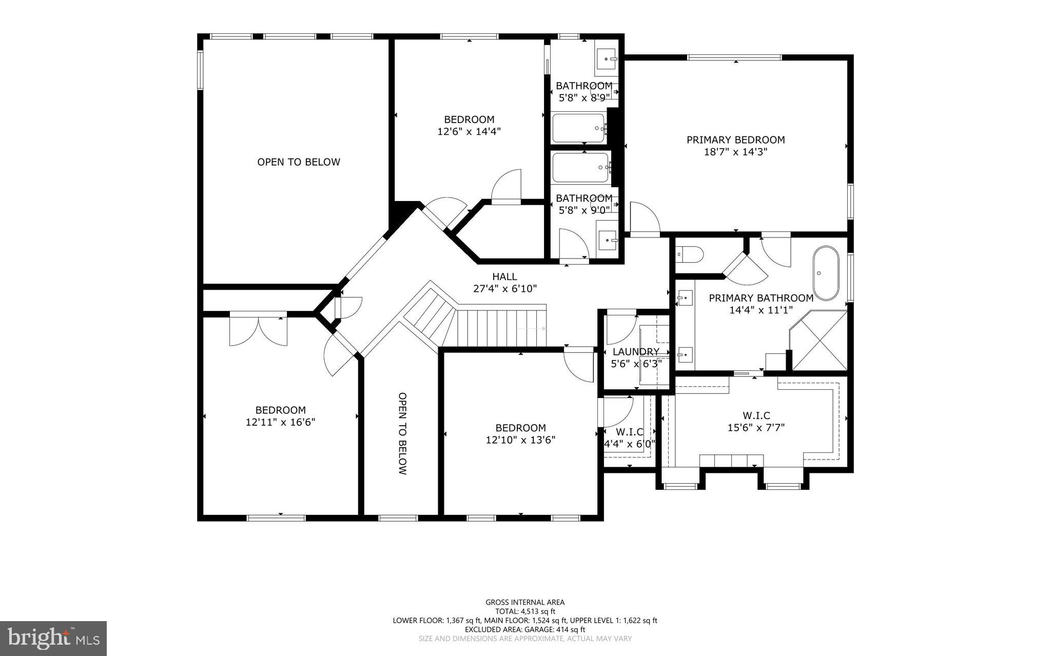 3020 Hobbs Road Glenwood, MD 21738 - Photo 106 of 108 Upper level floor plan.