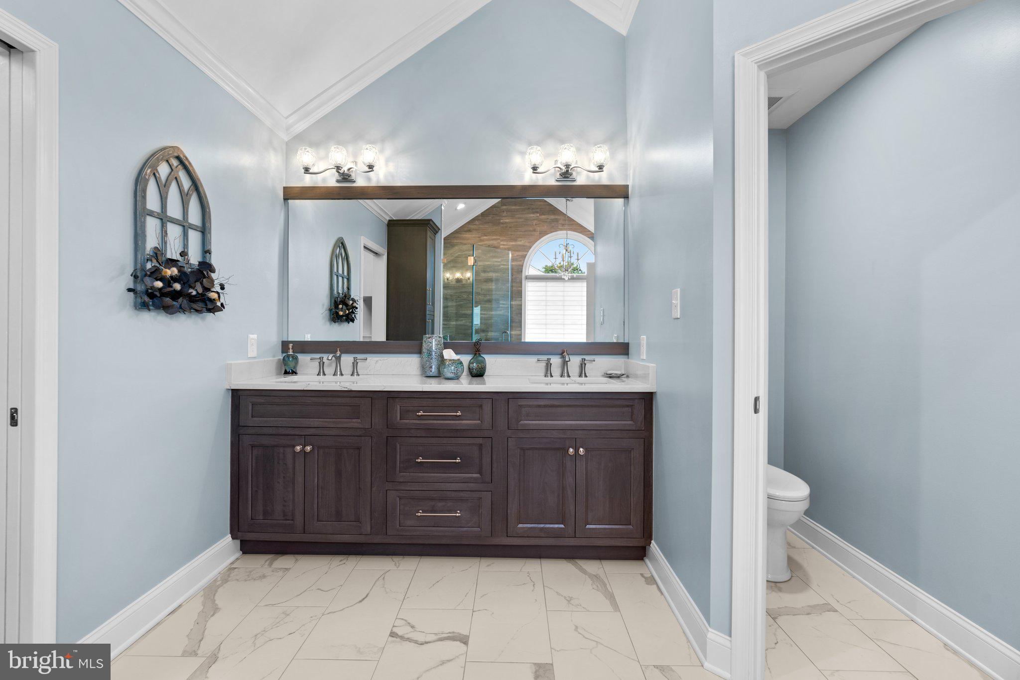 3020 Hobbs Road Glenwood, MD 21738 - Photo 42 of 108 Double quartz vanity, private wash closet.