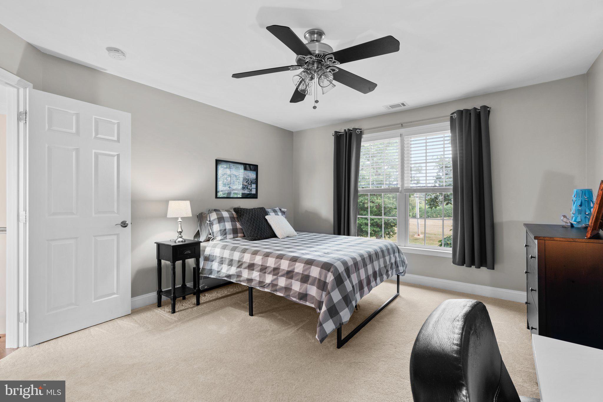 3020 Hobbs Road Glenwood, MD 21738 - Photo 51 of 108 Upper level; bedroom III w/ fresh carpet/paint.